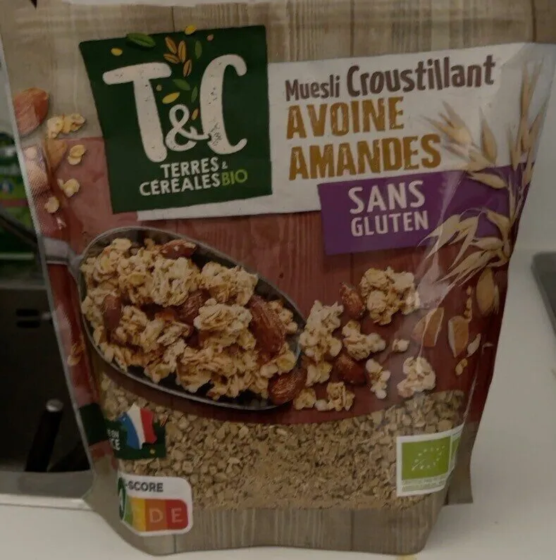 Musli croustillant avoine et amandes