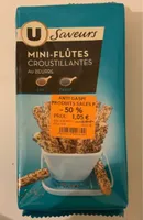Mini flûtes croustillantes au beurre