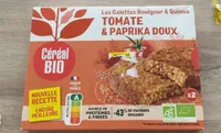 les galettes boulgour & quinoa tomate et paprika doux
