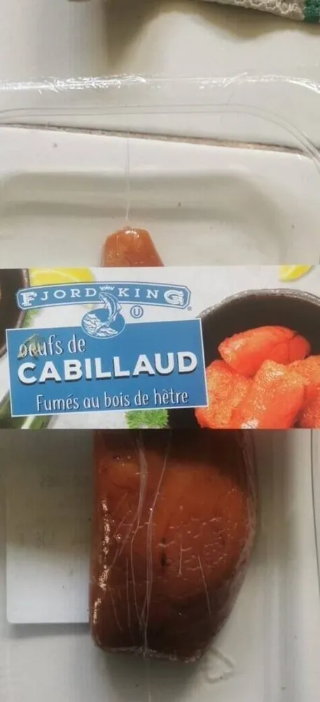 Œufs de cabillaud fumés au bois de hêtre