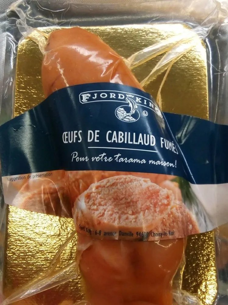 Oeufs de cabillaud fumés