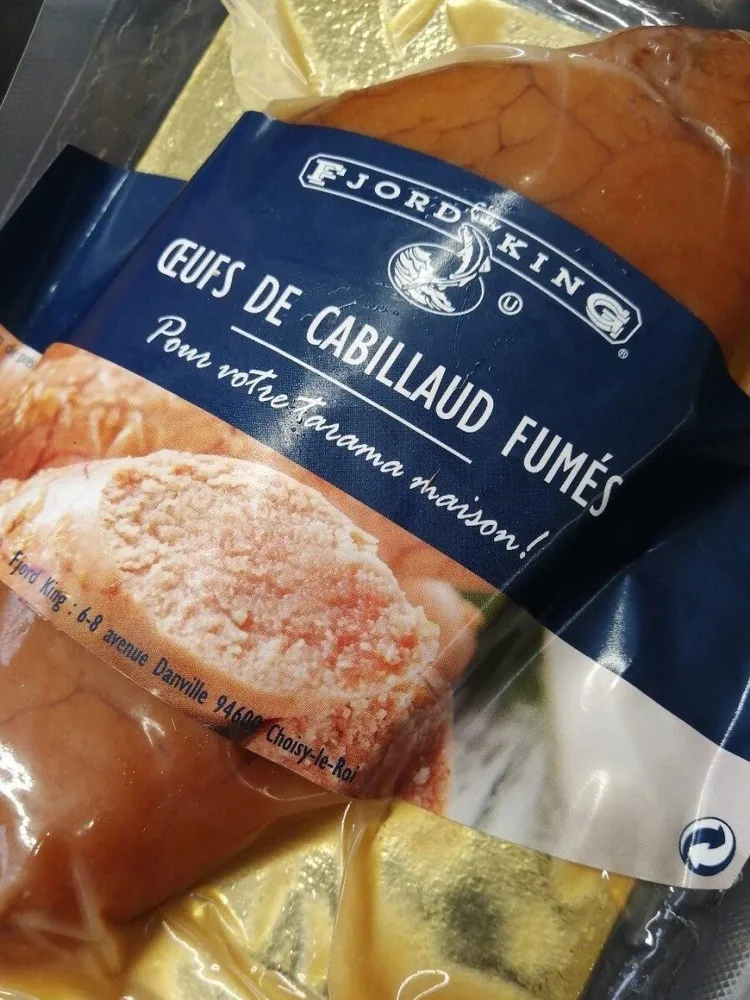 Œufs de cabillaud fumés