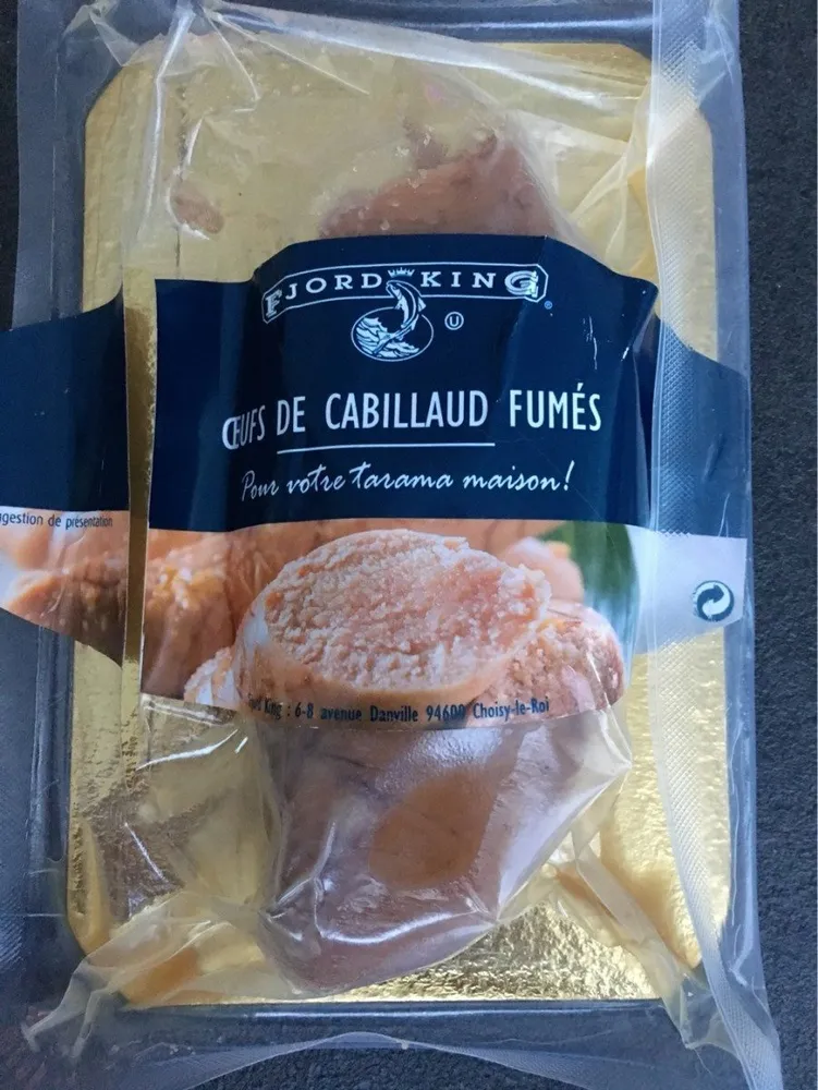 Oeuf de cabillaud fumes