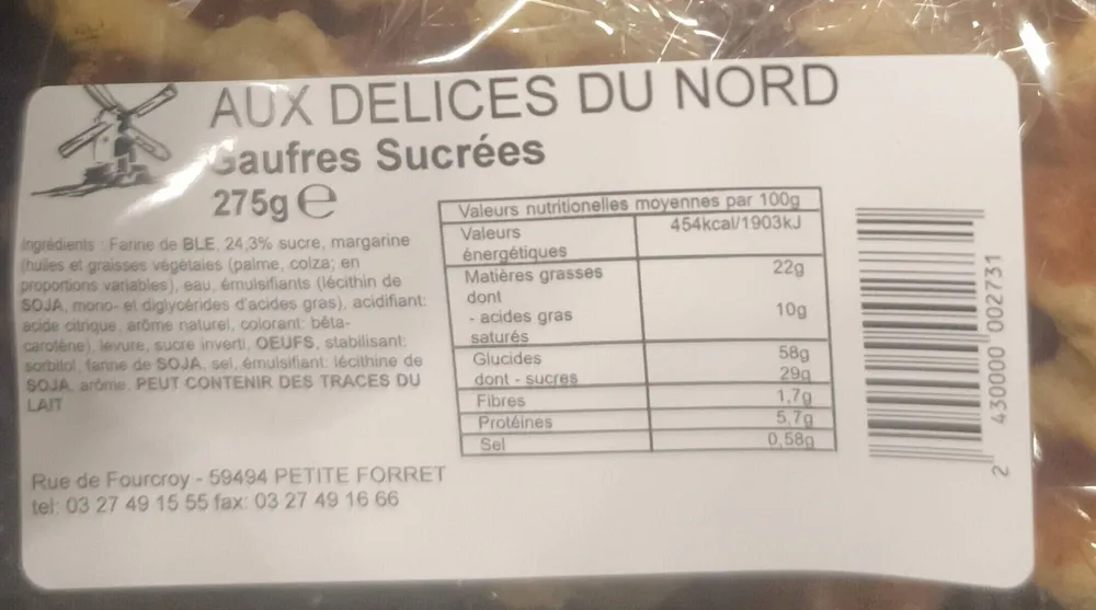 Gaufres Sucrées