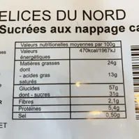 Gaufres sucrees au nappage cacao