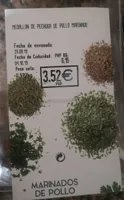 Medallon de pechuga de pollo marinado