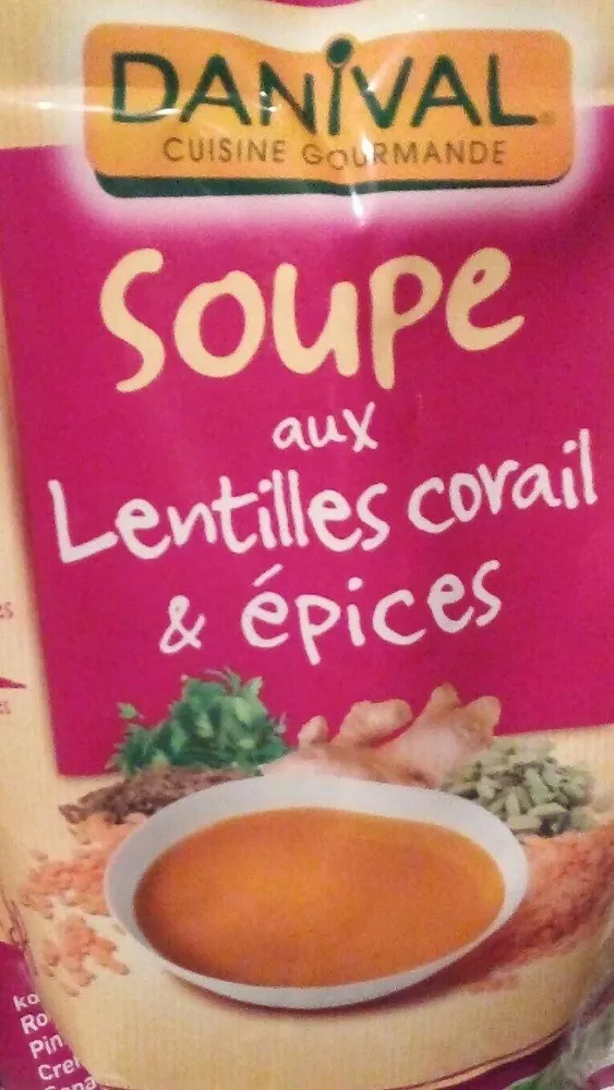 Soupe aux lentilles corail & épices