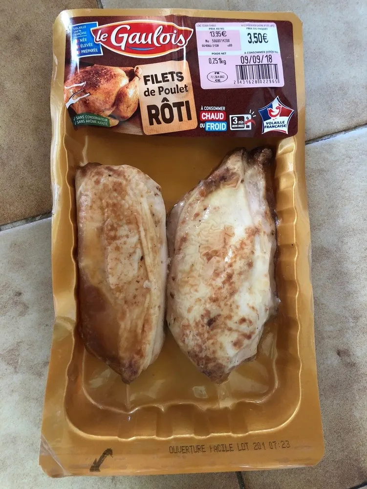 Filets de poulet rôtis