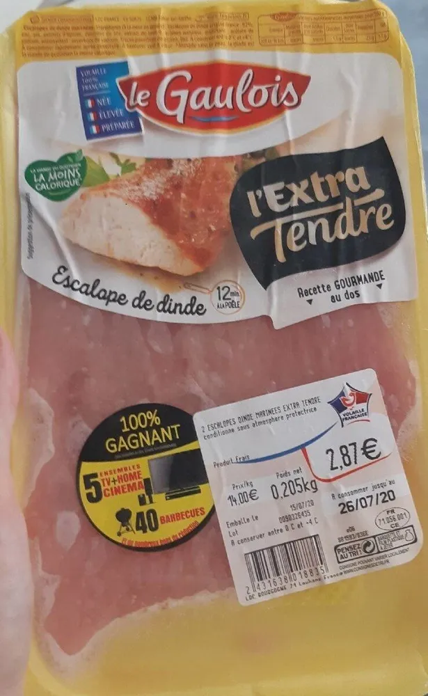 Escalope de dinde extra-tendre