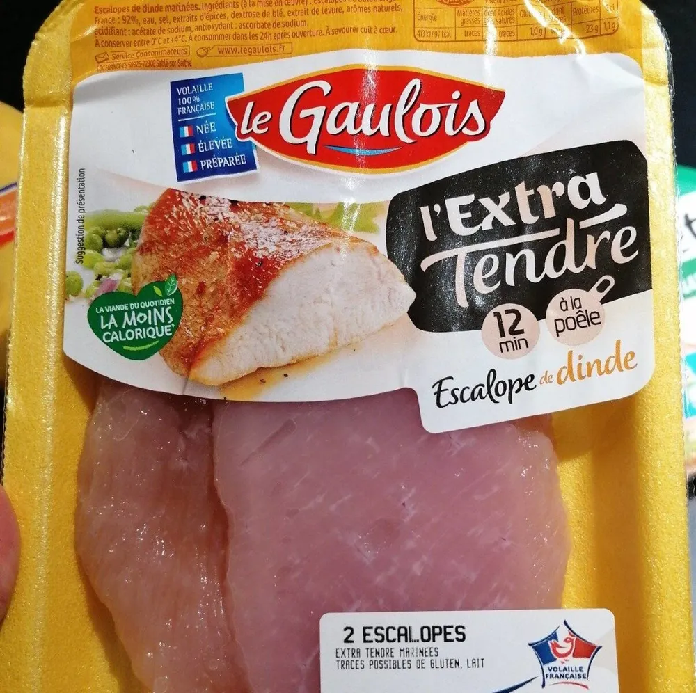 Escaloppes de dinde extra tendre