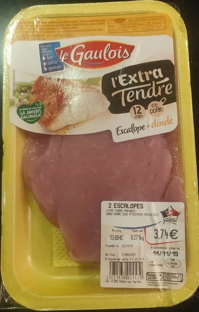 L'extra tendre Escalope de dince