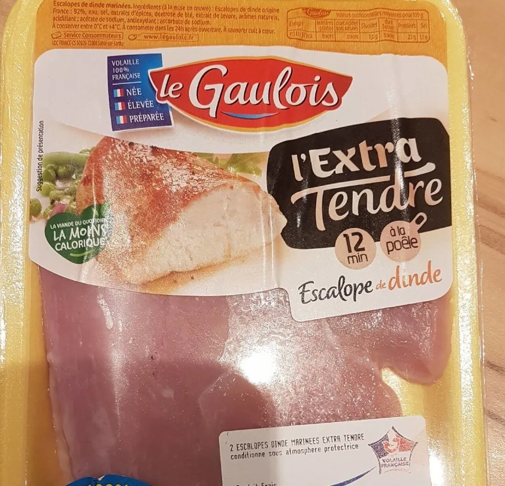 Escalope de dinde extra tendre