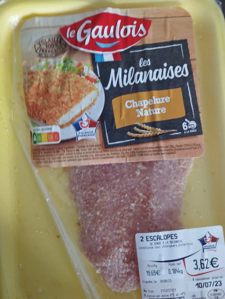 Escalopes à la milanaise