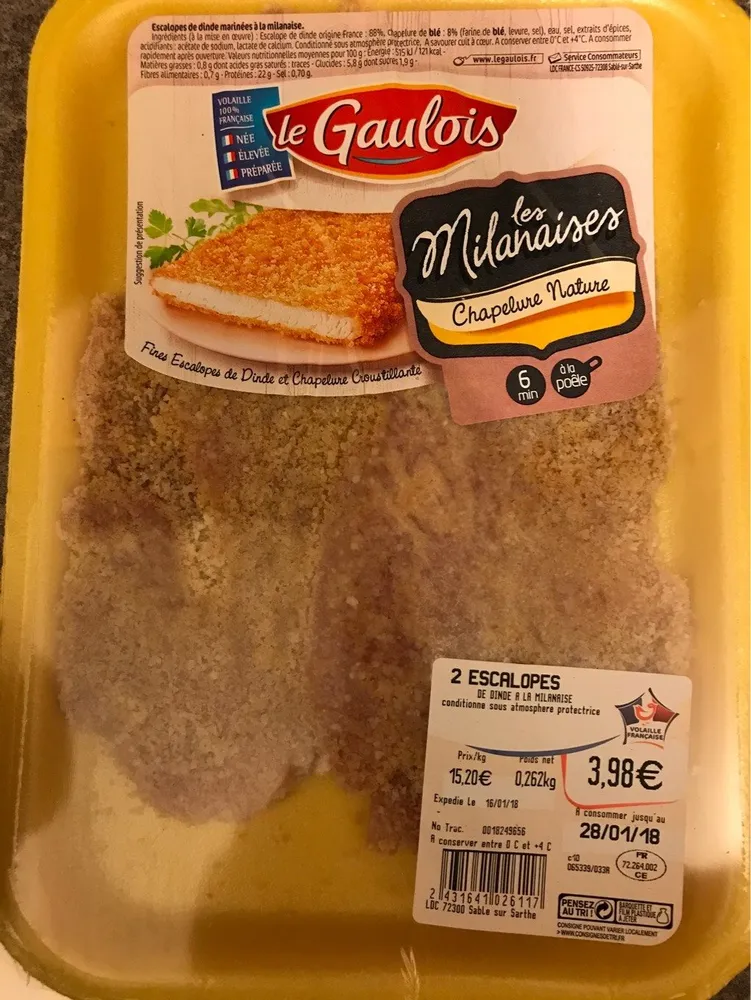 Escalopes milanaises