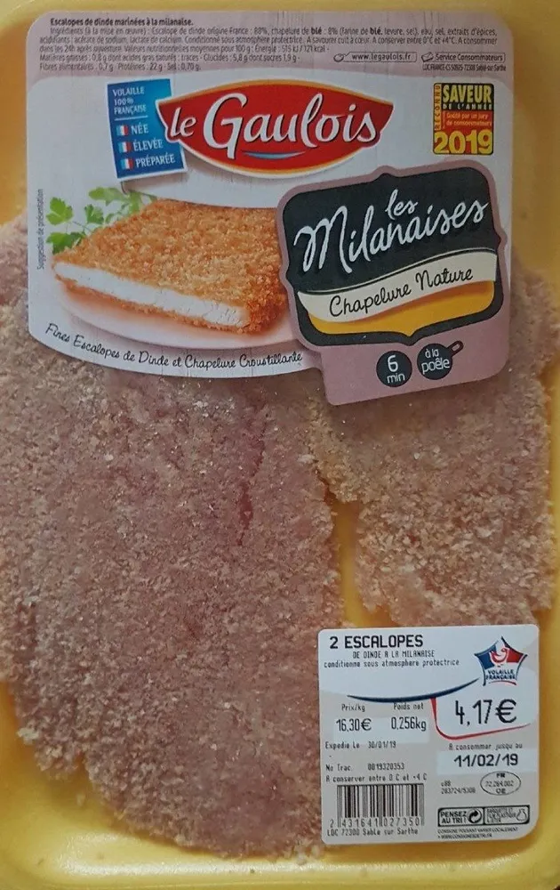 Les Milanaises Chapelure Nature
