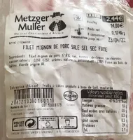 Filet mignonde porc sale sel sec fume