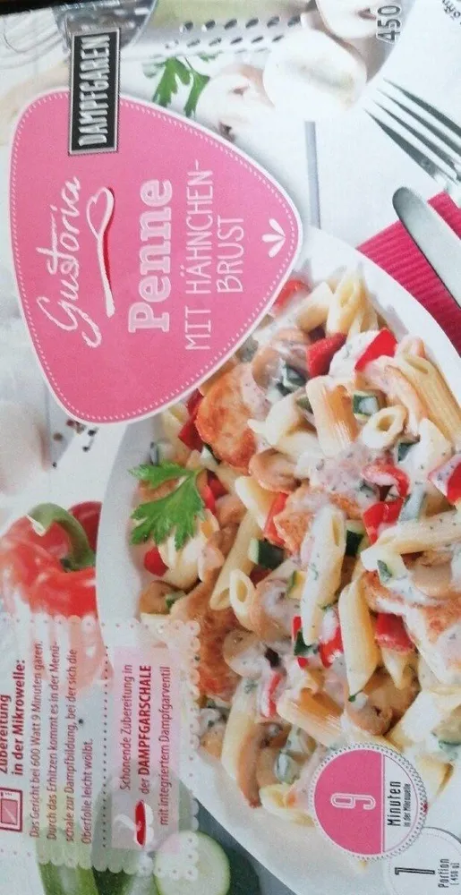 Penne Mit Hähnchenbrust