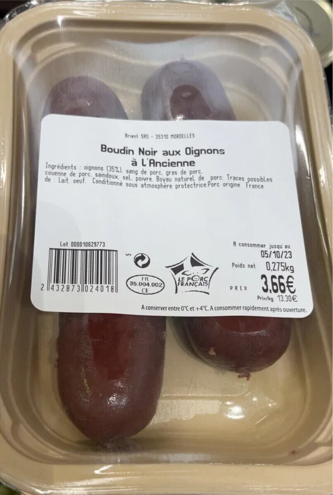 Boudin noir