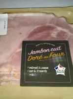 Jambon cuit doré au four