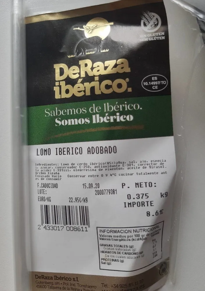 Lomo ibérico adobado