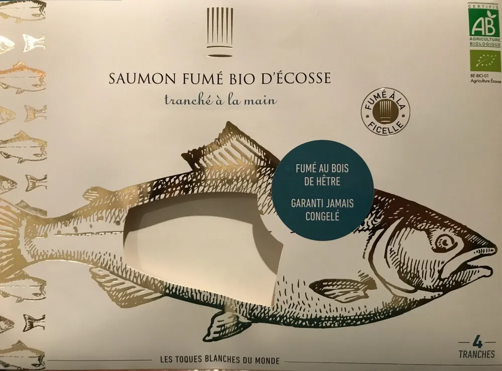 Saumon Fumé Bio d'Ecosse