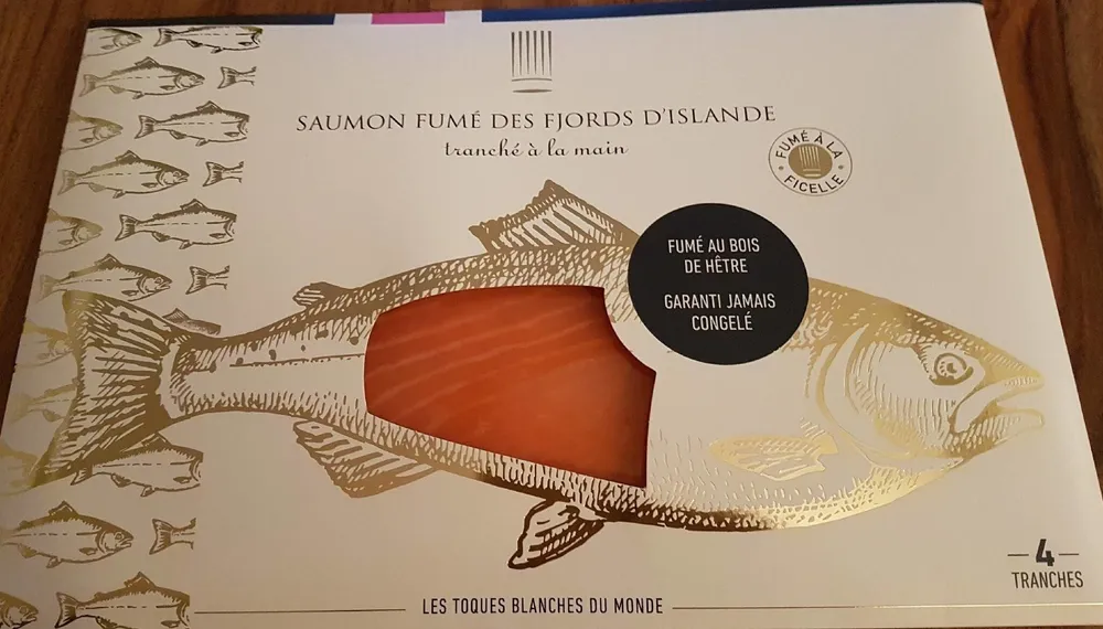 Saumon fumé des fjords d'Islande