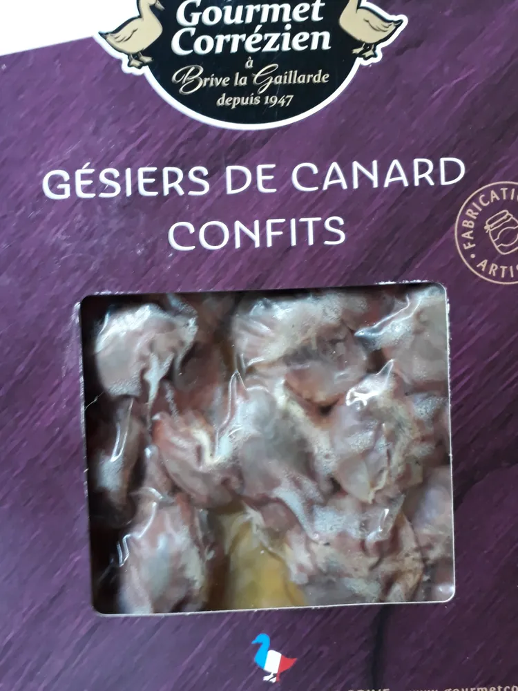 gesier de canard confits