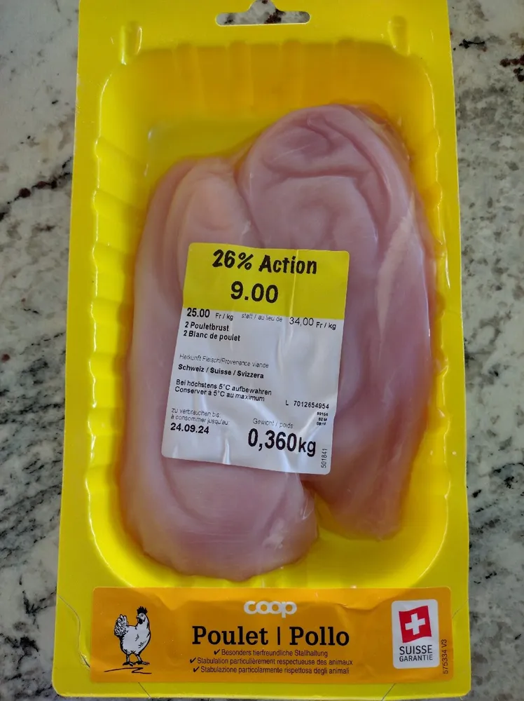 2 Poulet Brust