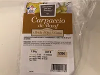Carpaccio de boeuf