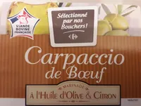 Carpaccio de boeuf