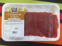 Carpaccio de boeuf à l'huile d'olive et citron