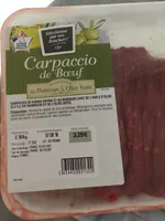Carpaccio de boeuf marinade huile d'olive parmesan