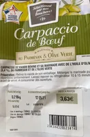 Carpaccio boeuf
