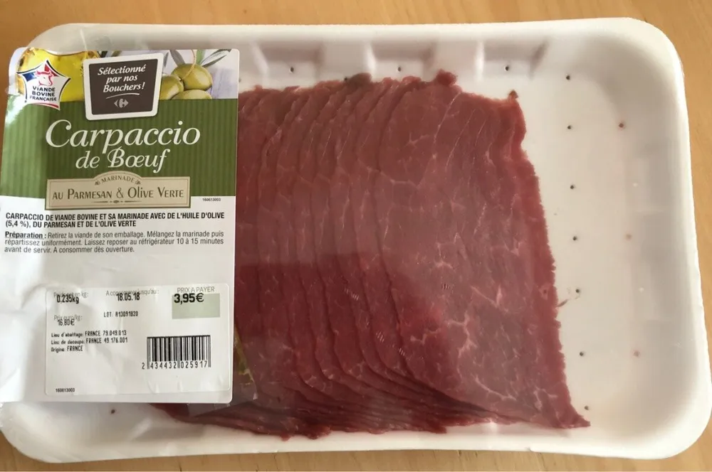 Carpaccio de Boeuf