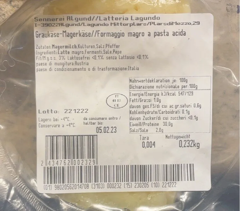 Graukäse