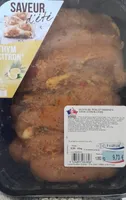 Filets de poulet marinés thym citron