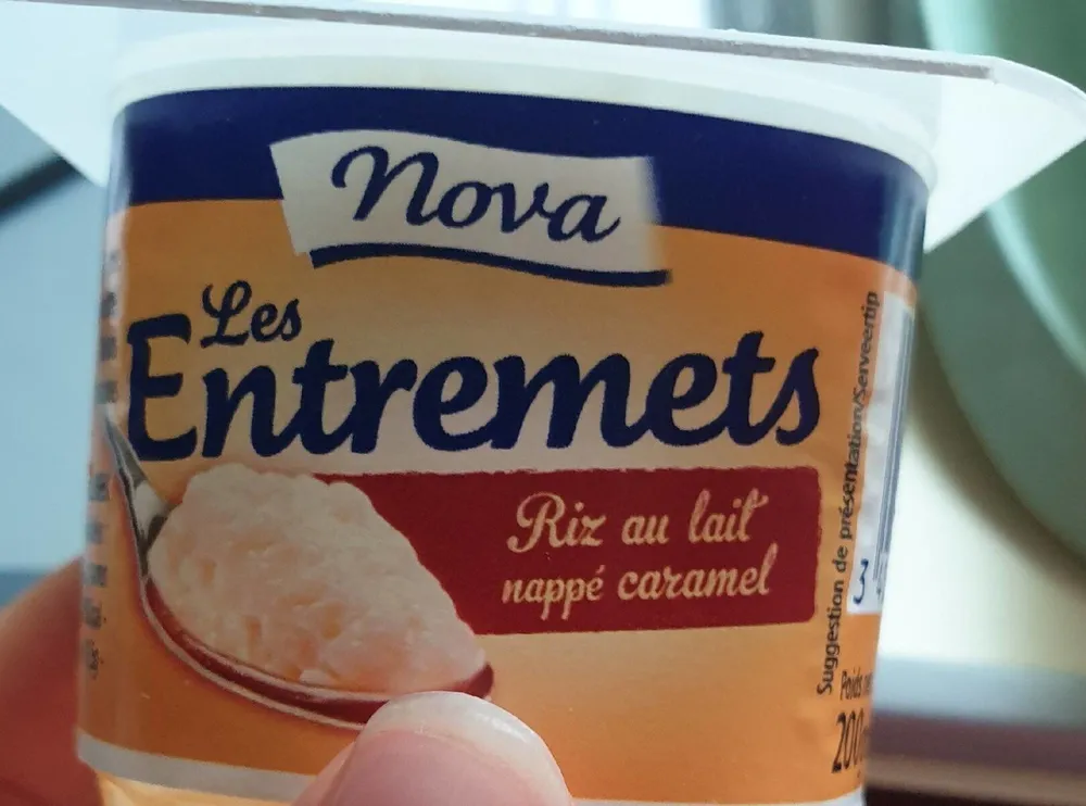 Riz au lait nappé caramel
