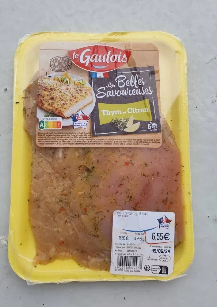 Les belles savoureuses thym et citron