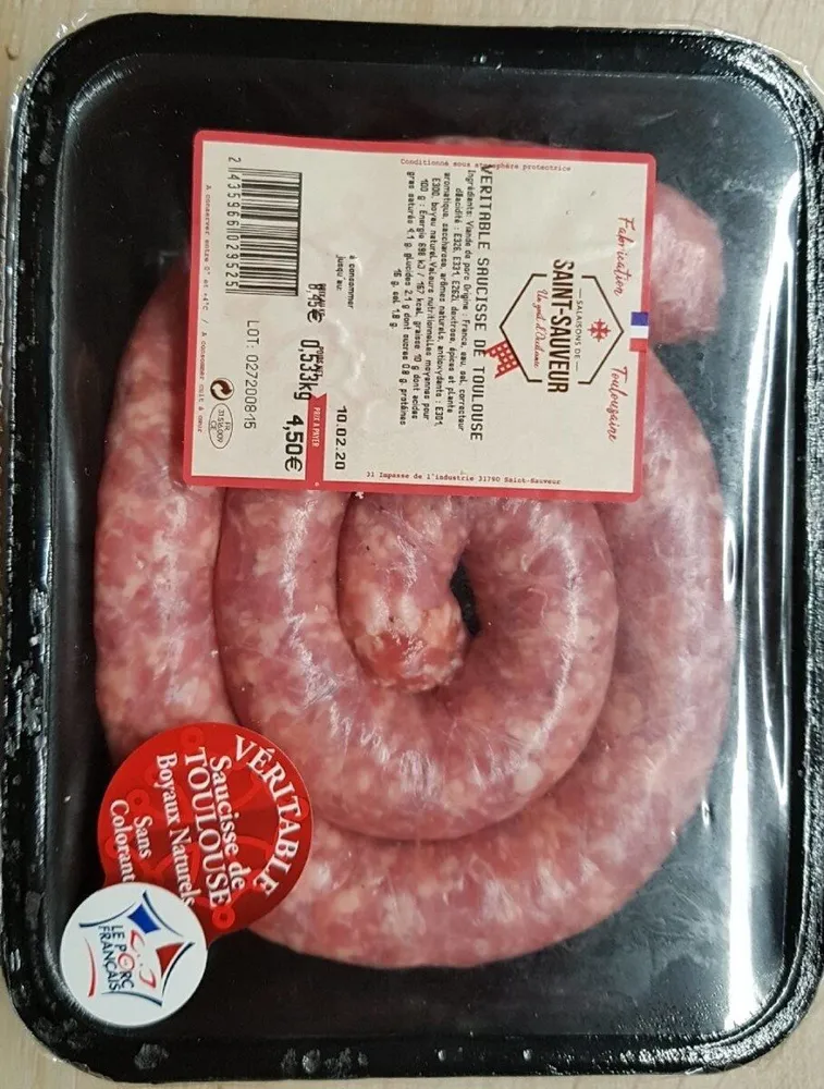 Veritable saucisse de Toulouse