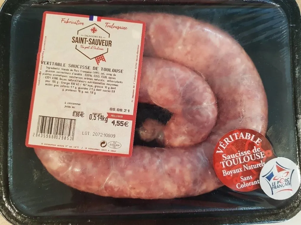 Véritable saucisse de Toulouse