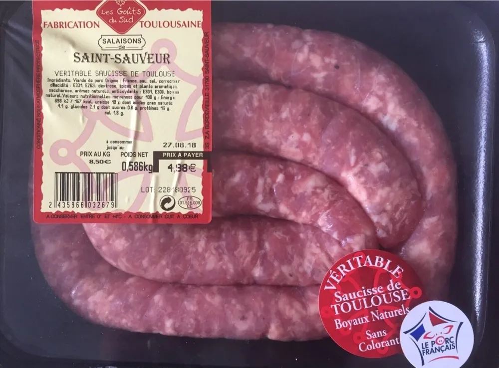 Veritable saucisse de Toulouse