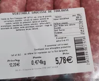 Saucisse de Toulouse