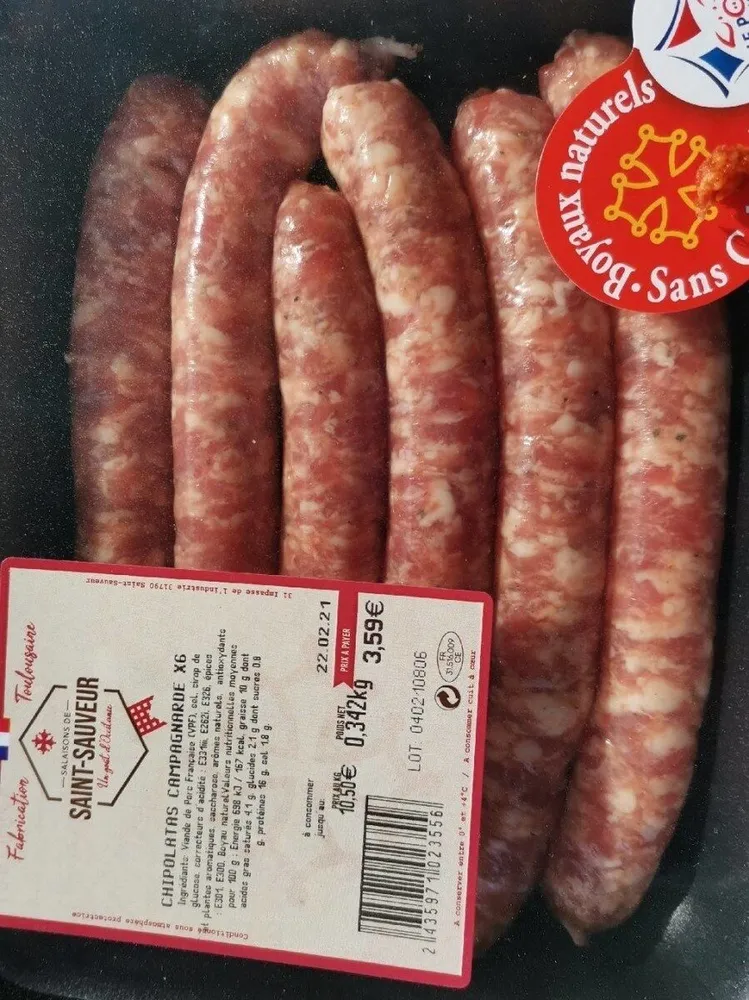 Chipolatas campagnarde ×6