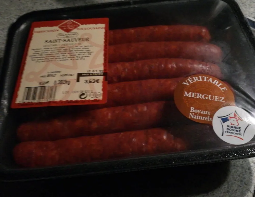 Véritable merguez x 6