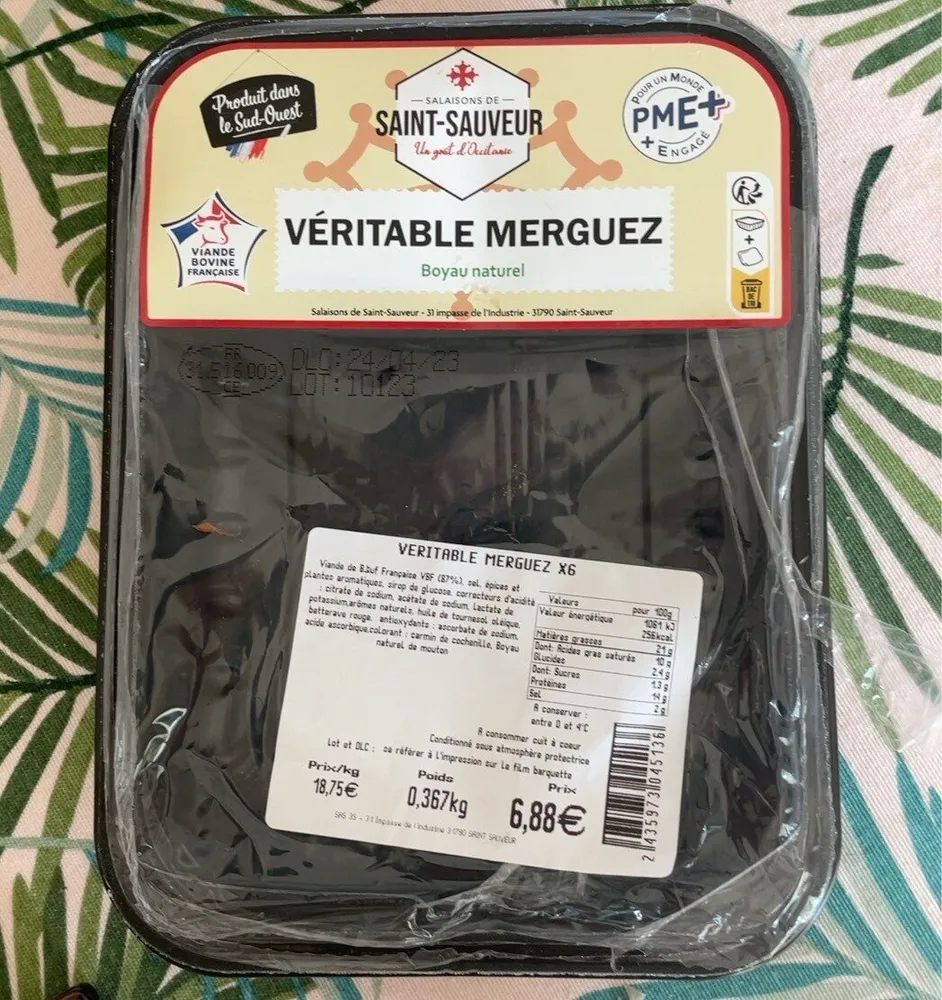 Veritable merguez