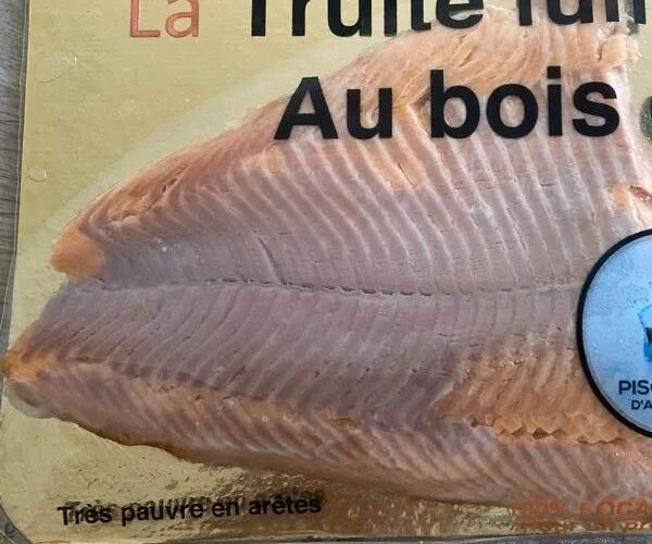 Truite  fumée au bois de hêtre