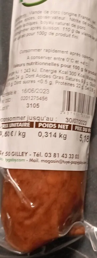 Saucisse de Morteau