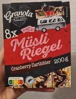 Müsli Riegel Cranberry-Zartbitter