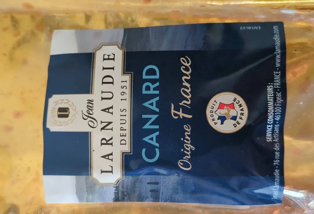 Magret de canard cru extra tendre origine France