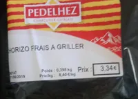 Chorizo frais à griller